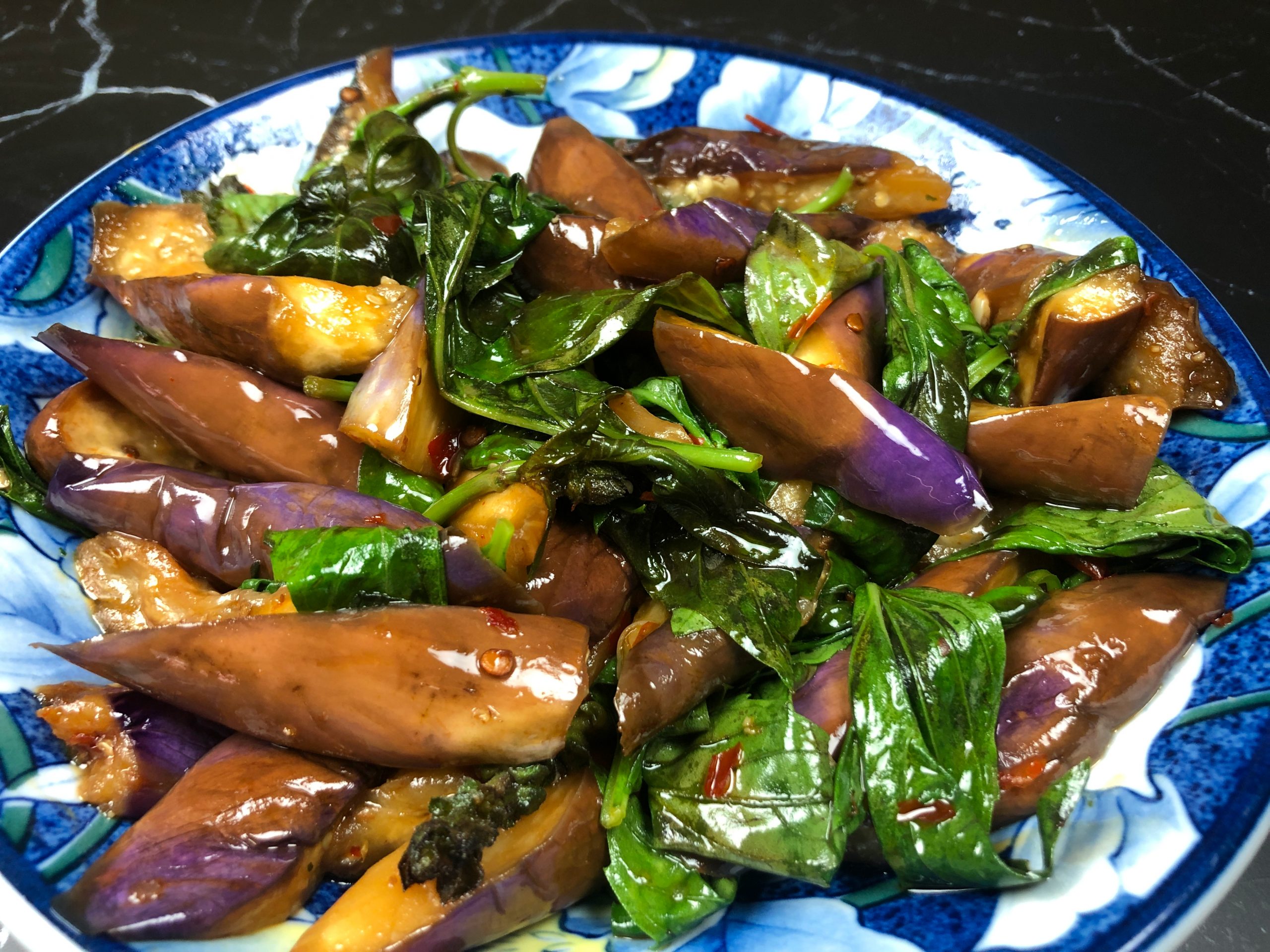 Thai Basil Eggplant Stir-Fry
