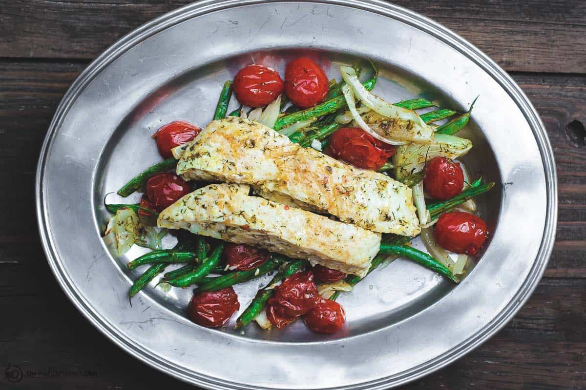 Halibut with Roasted Vegetables