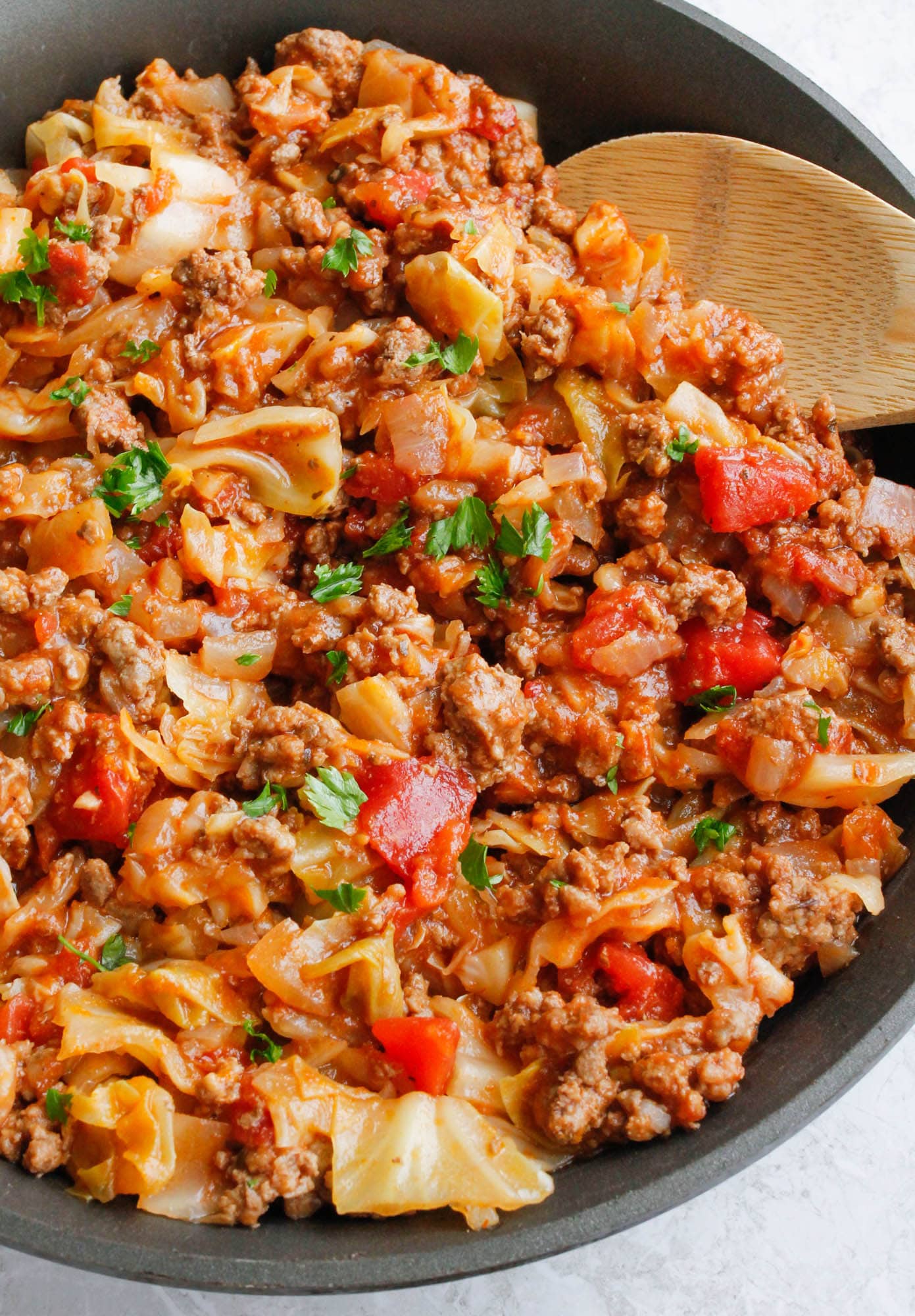 Cabbage and Beef Skillet