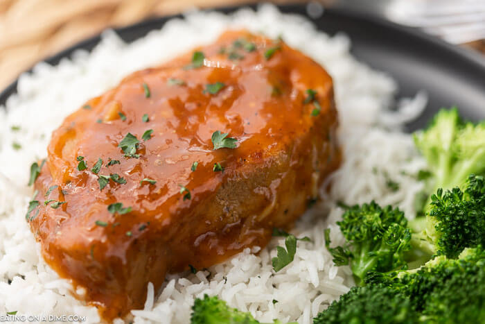 Slow Cooker Boneless Pork Chops with BBQ Sauce