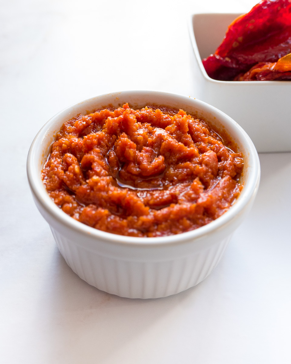 Pesto de pimiento rojo asado
