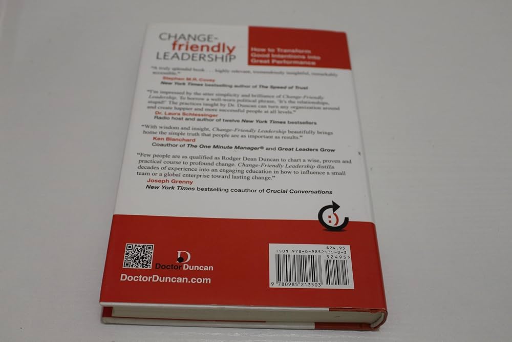 Change-Friendly Leadership: How to Transform Good Intentions into Great Performance