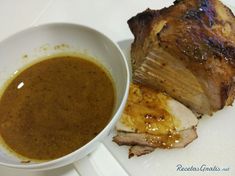 Receta de Cochinillo asado con miel y mostaza