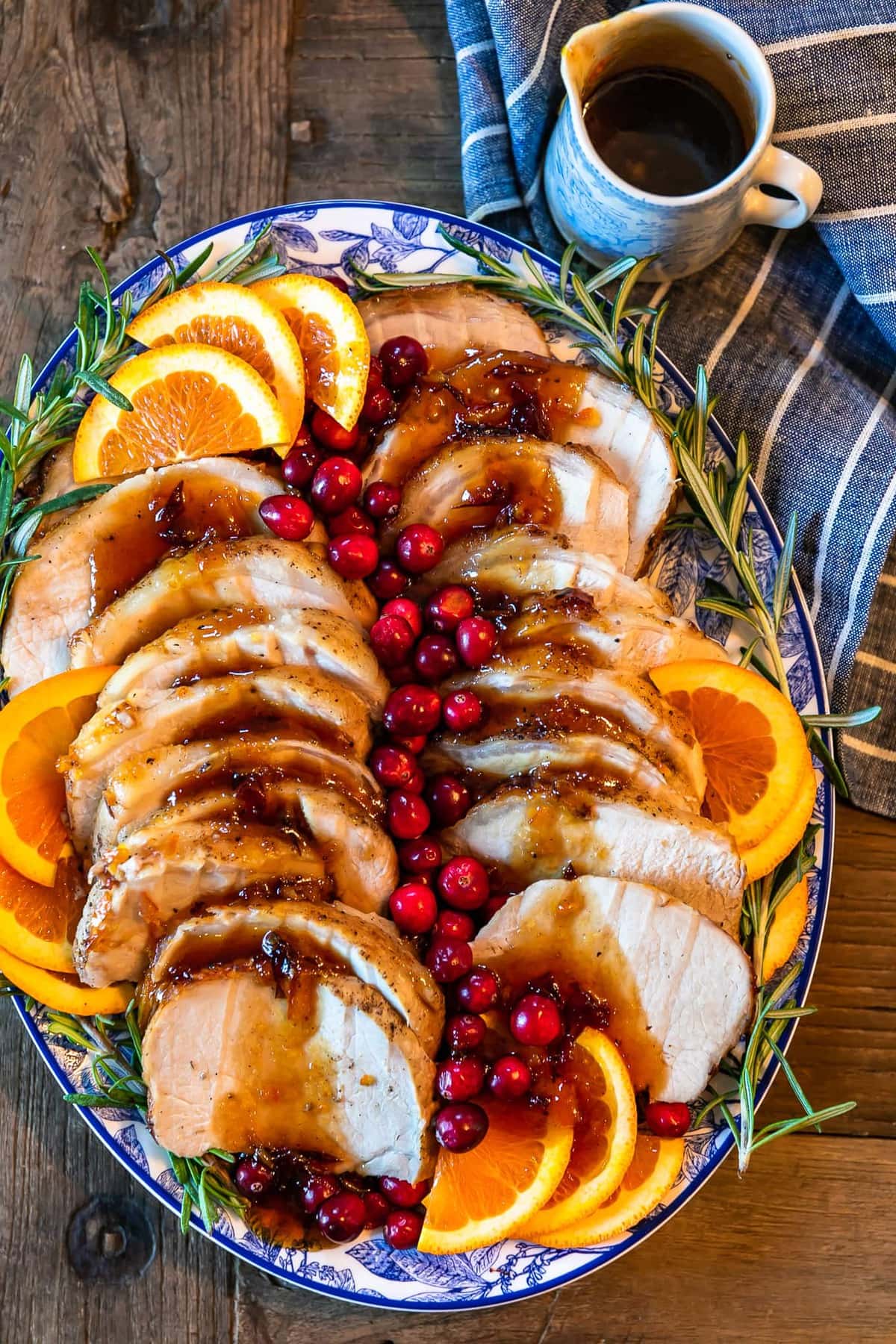 Pork Loin with Cranberry and Orange