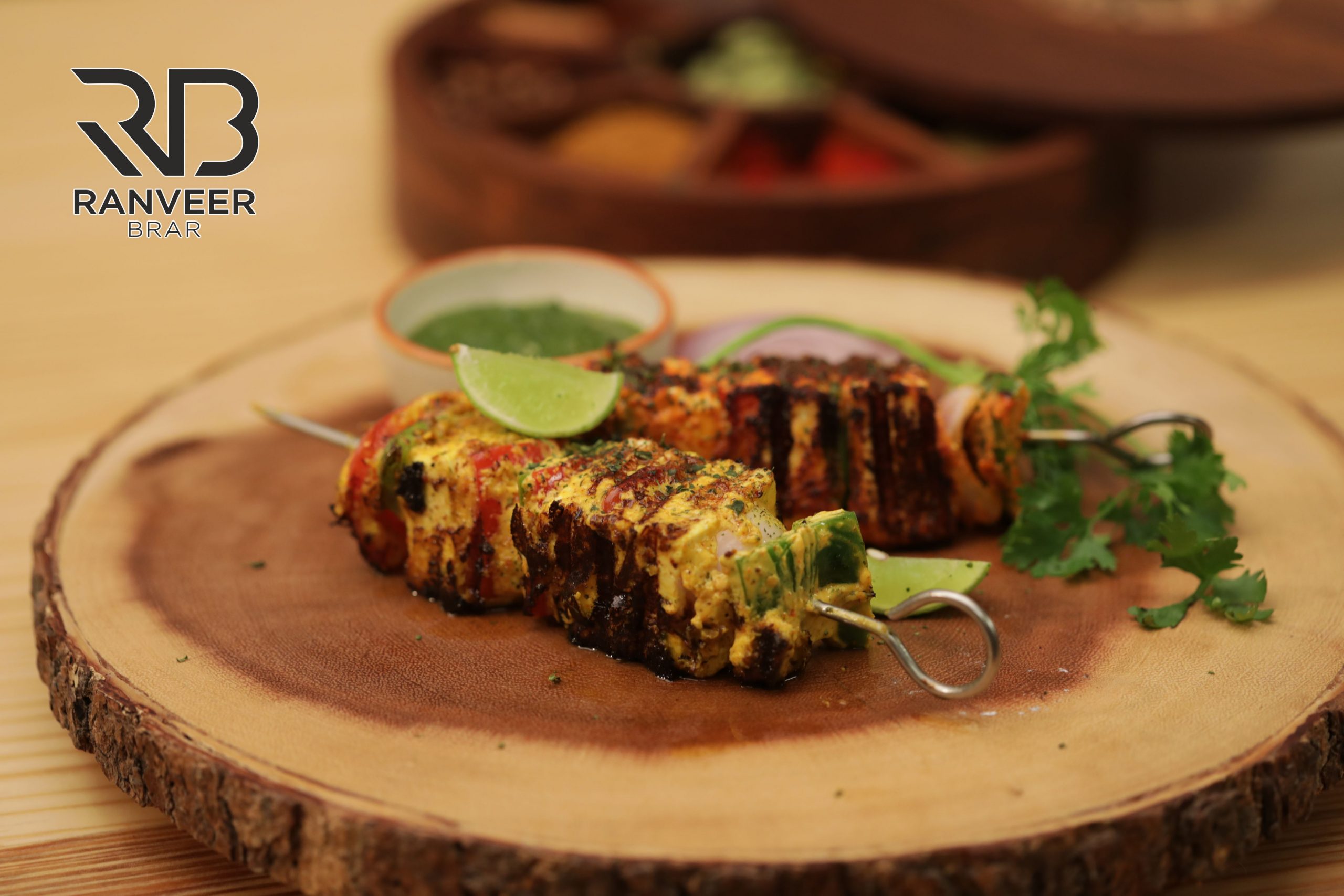 Dahi Ke Sholey Amritsari Paneer Tikka