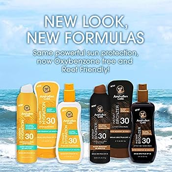 Australian Gold SPF 15 Spray Gel Sunscreen with Instant Bronzer