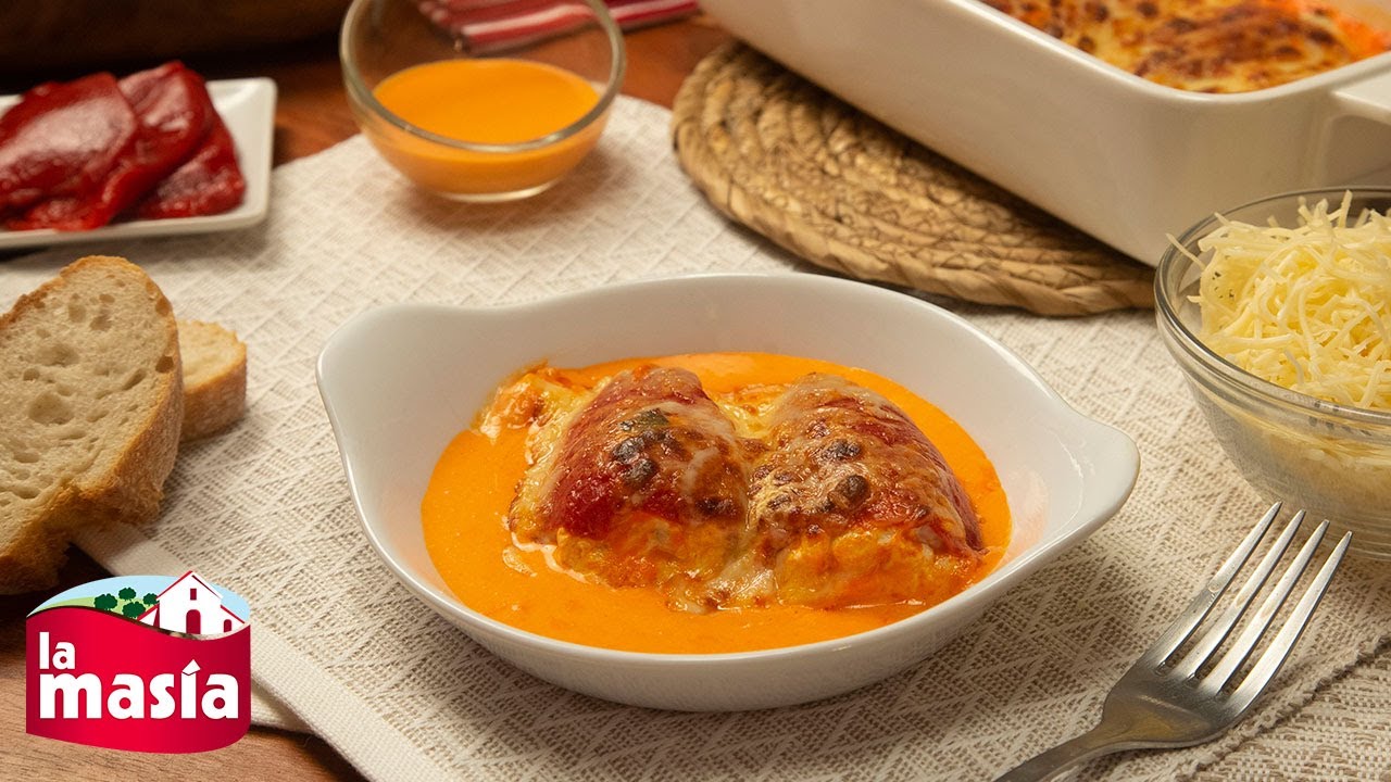 Pimientos del piquillo rellenos de queso crema