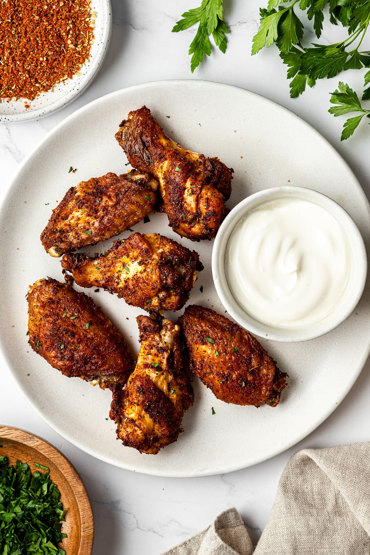 Cajun Spiced Chicken Wings