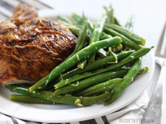 Green Beans with Lemon Butter