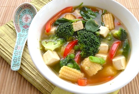 9. Asian-Inspired Tofu and Vegetable Stew
