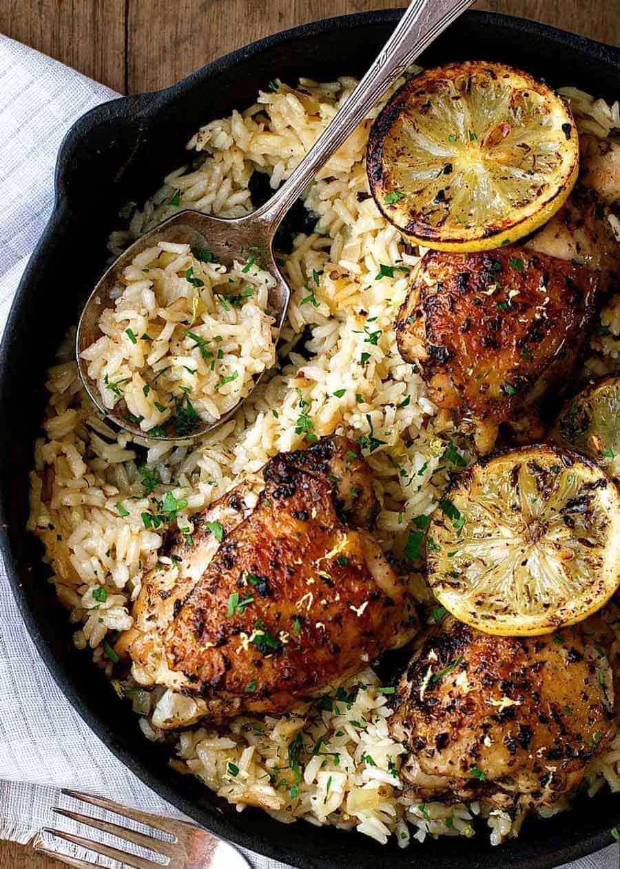 Greek Chicken and Rice