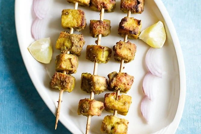 Amritsari Hariyali Paneer Tikka