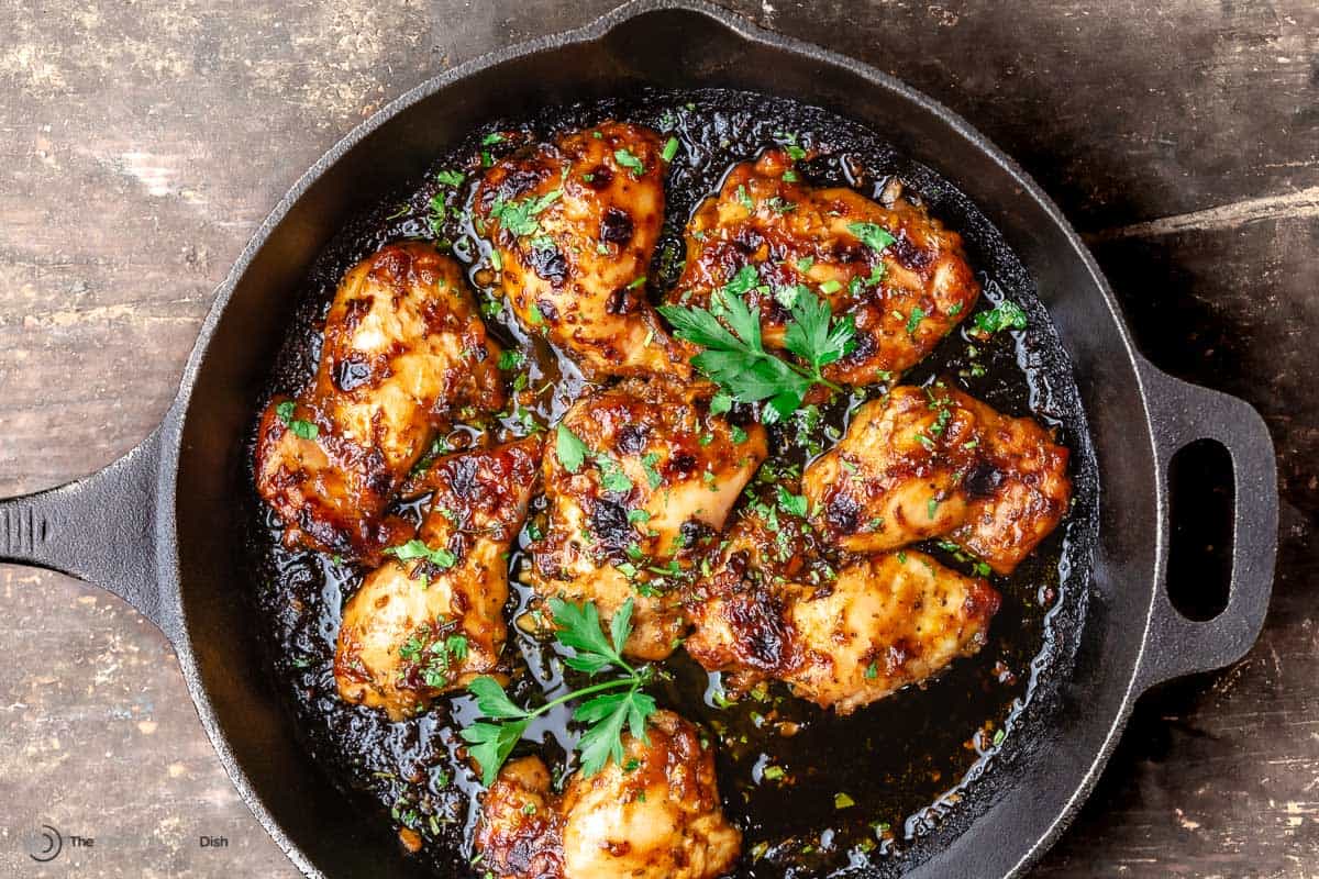 Chicken Thighs with Balsamic Glaze