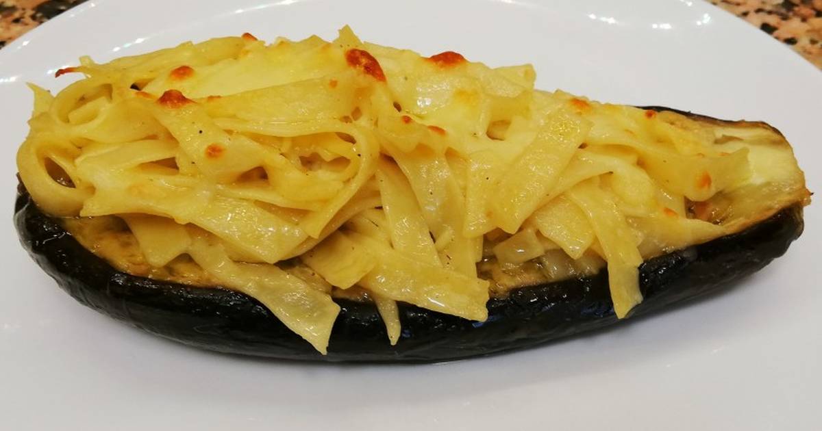 Cacio e Pepe con berenjenas