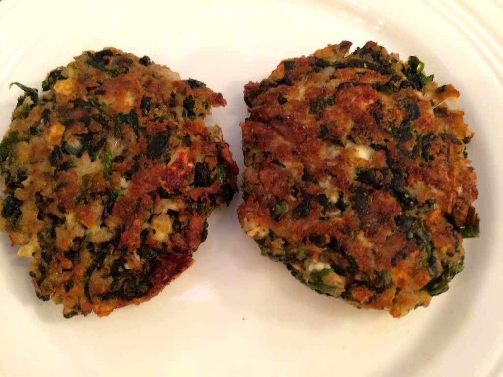 Spinach and Feta Cutlets