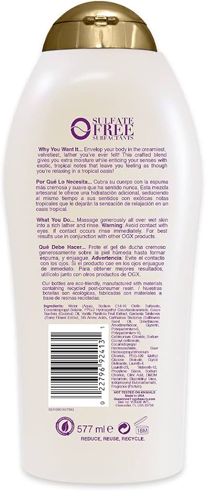 OGX Extra Creamy + Coconut Miracle Oil Ultra Moisture Body Wash
