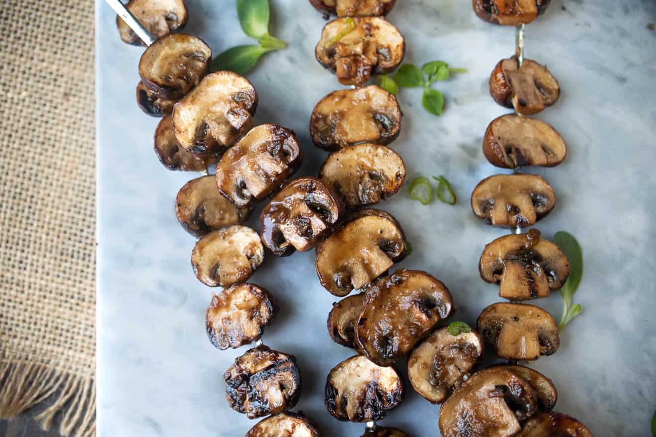 Asian-inspired Mushroom Skewers