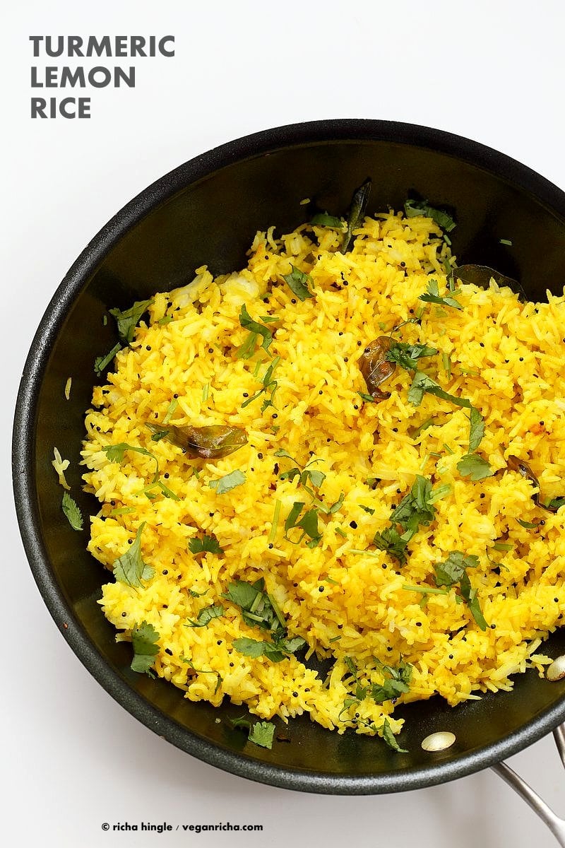 Lemon Rice with Mustard Seeds
