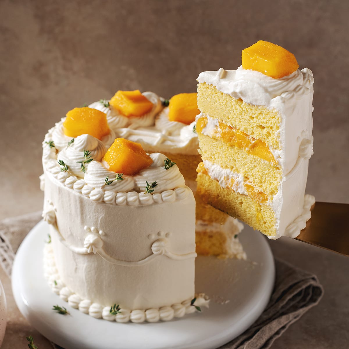 Mango Chiffon Cake
