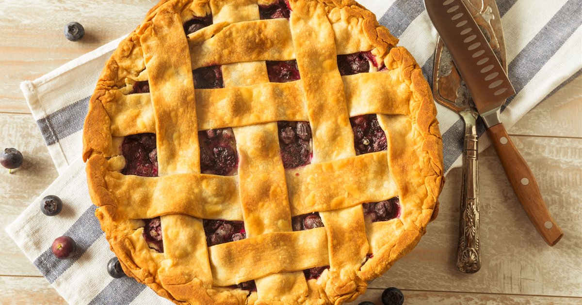 Tarta de arándanos de la abuela