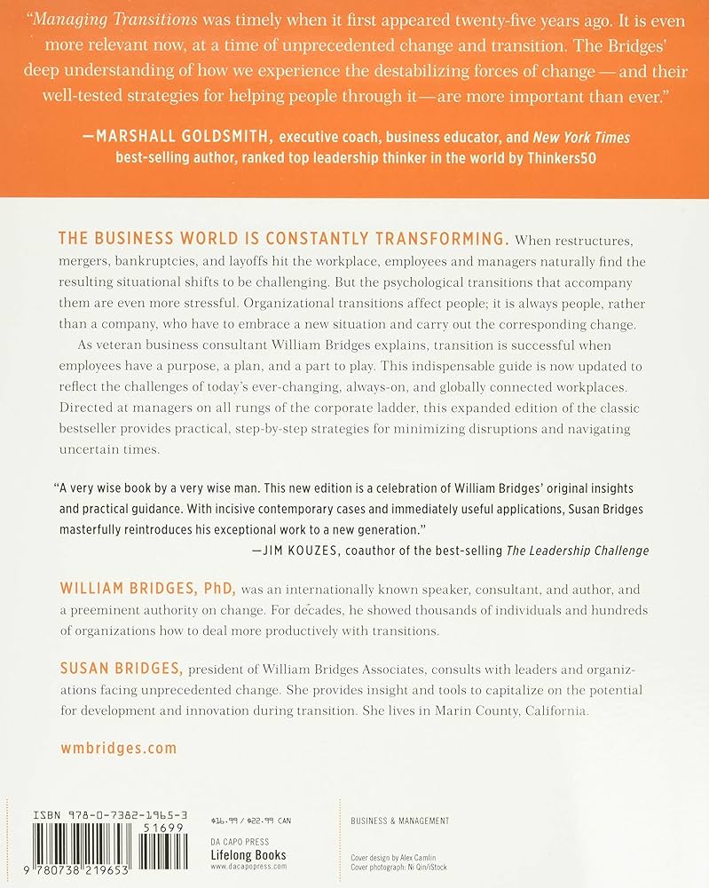 Managing Transitions: Making the Most of Change