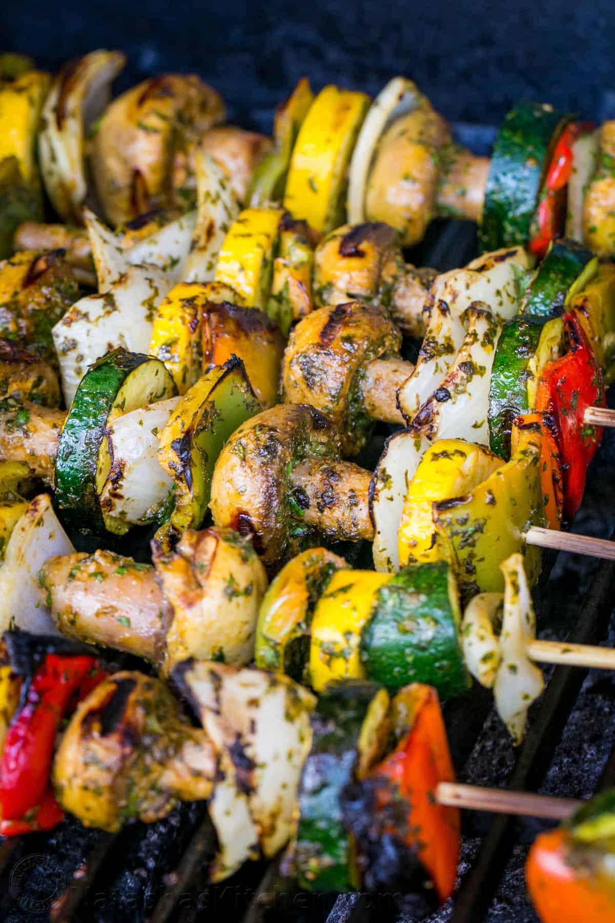 Moroccan Spiced Vegetable Skewers