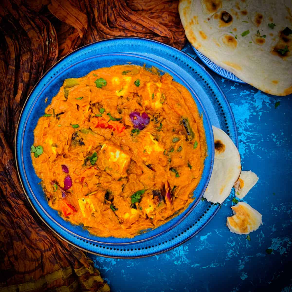 Paneer Tikka Masala with a Nutty Flavor