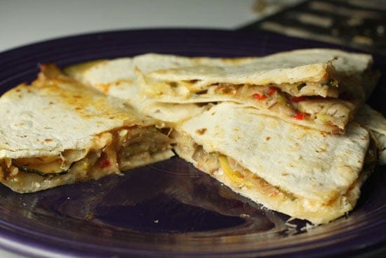 Ratatouille Quesadillas