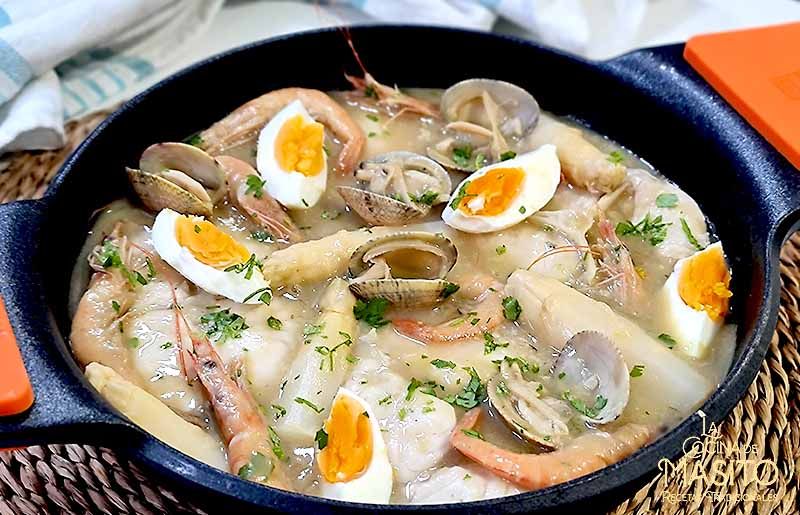 Merluza a la koskera - Receta de La Cocina de Masito
