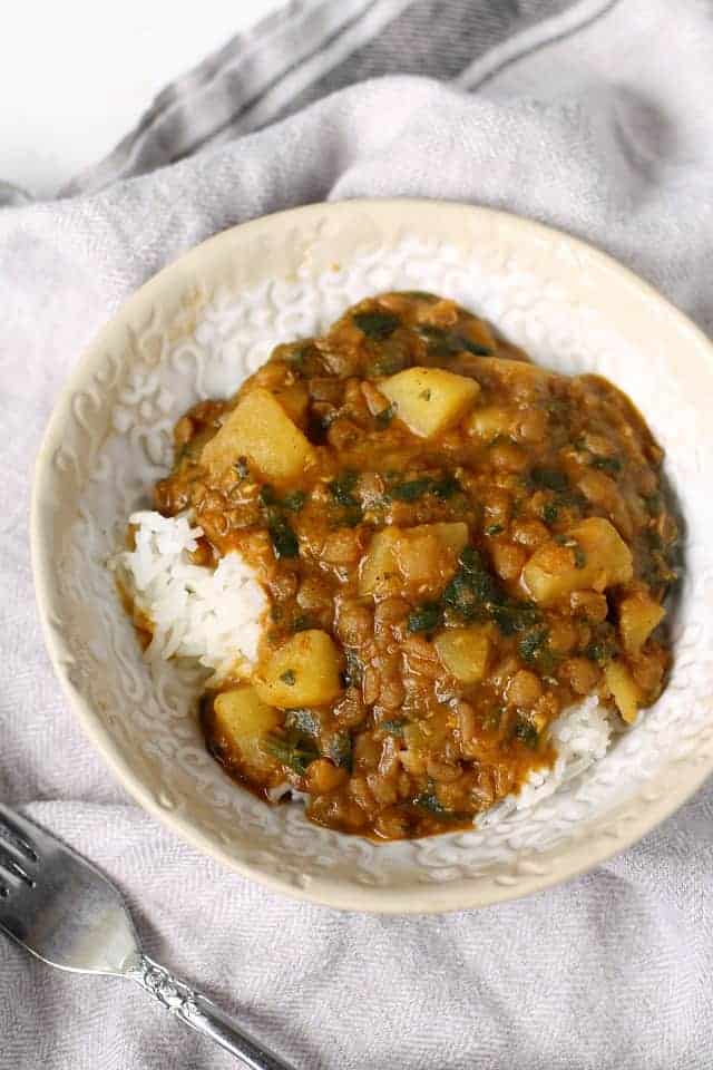 Lentil and Potato Curry