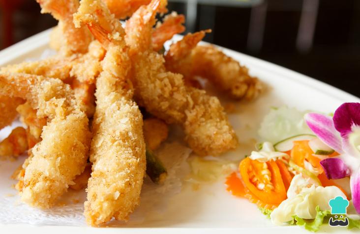 Receta de Gambas en gabardina estilo japonés