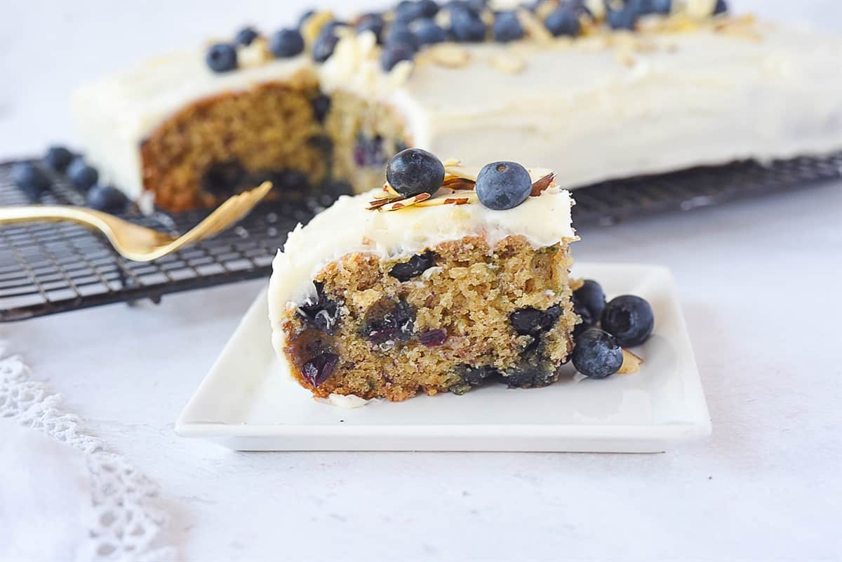Banana Blueberry Cake