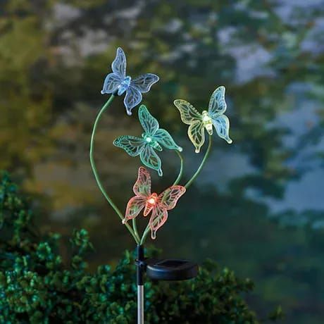Hummingbird Decorative Garden Stakes with Solar Lights