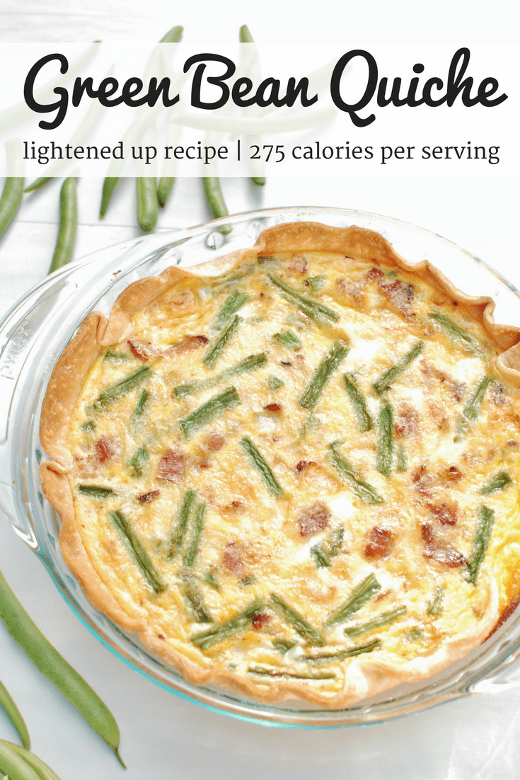 Green Bean and Bacon Quiche