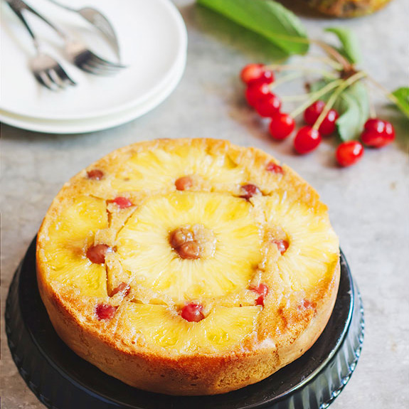 Paleo Pineapple Upside-Down Cake