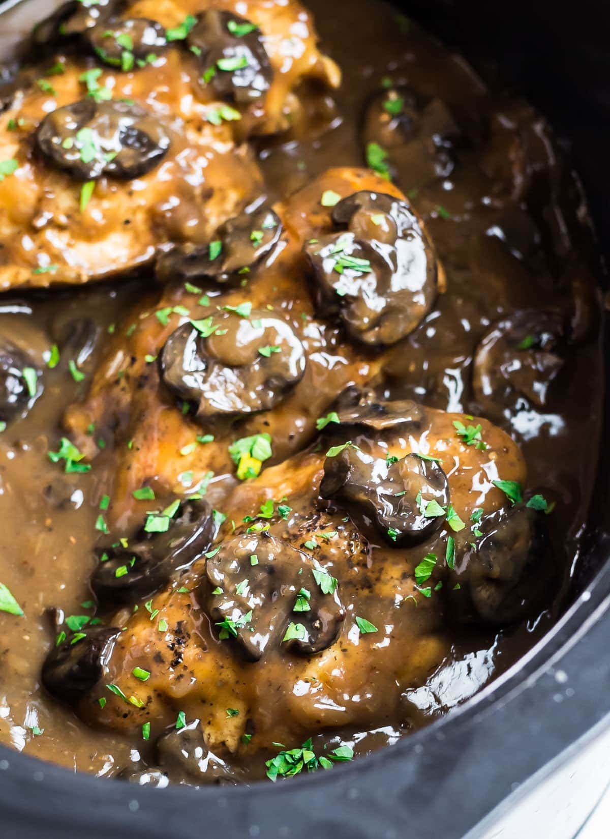 Slow Cooker Chicken Marsala