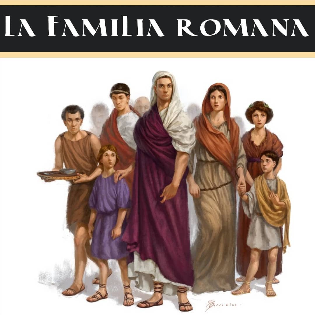 🧵La familia romana