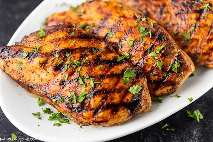 Grilled Chicken with Balsamic Glaze
