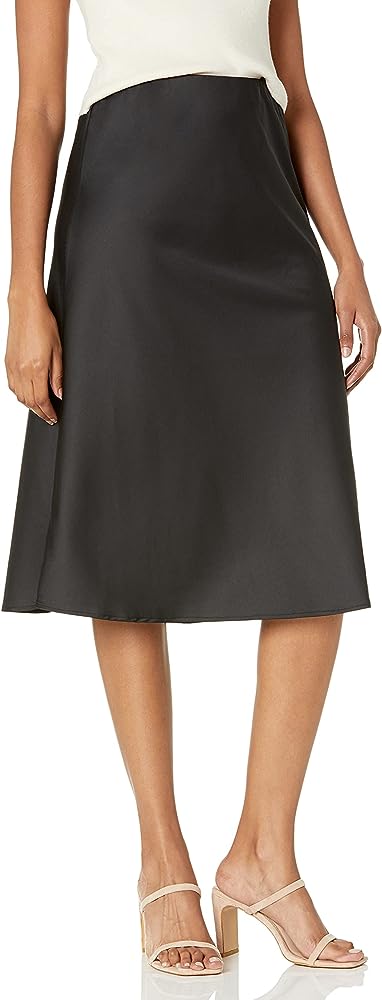 The Drop Women's Maya Silky Slip Skirt