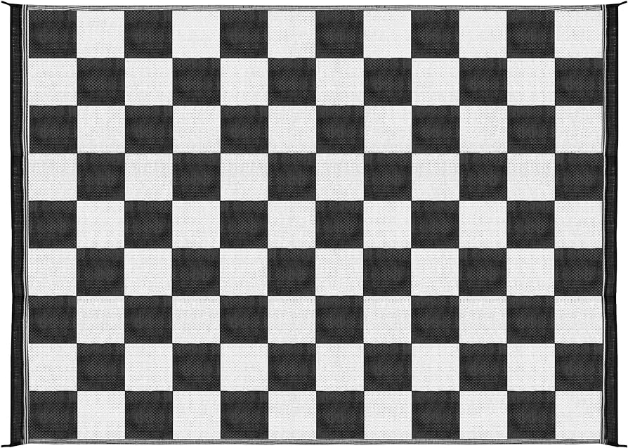 10. Camco Large Reversible Outdoor Patio Mat