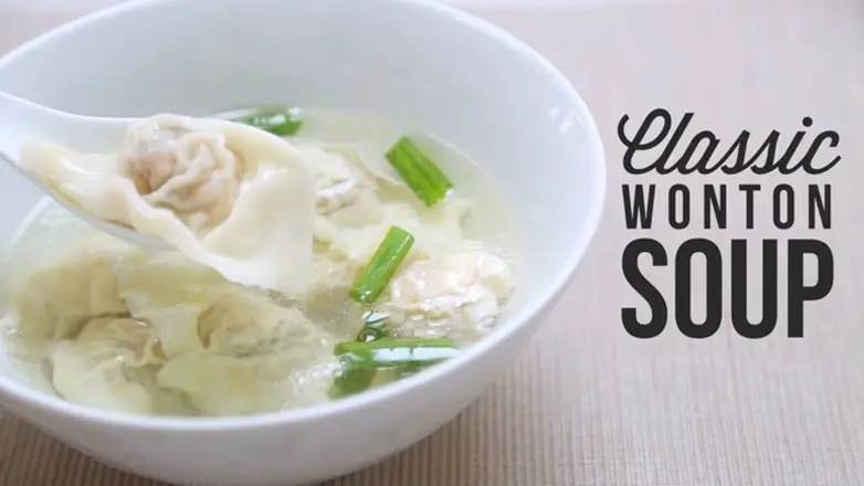 Shrimp and Corn Wonton Soup