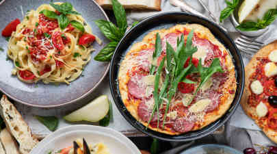 Pizza Quattro Formaggi - Receta con Queso de Cabra y Miel