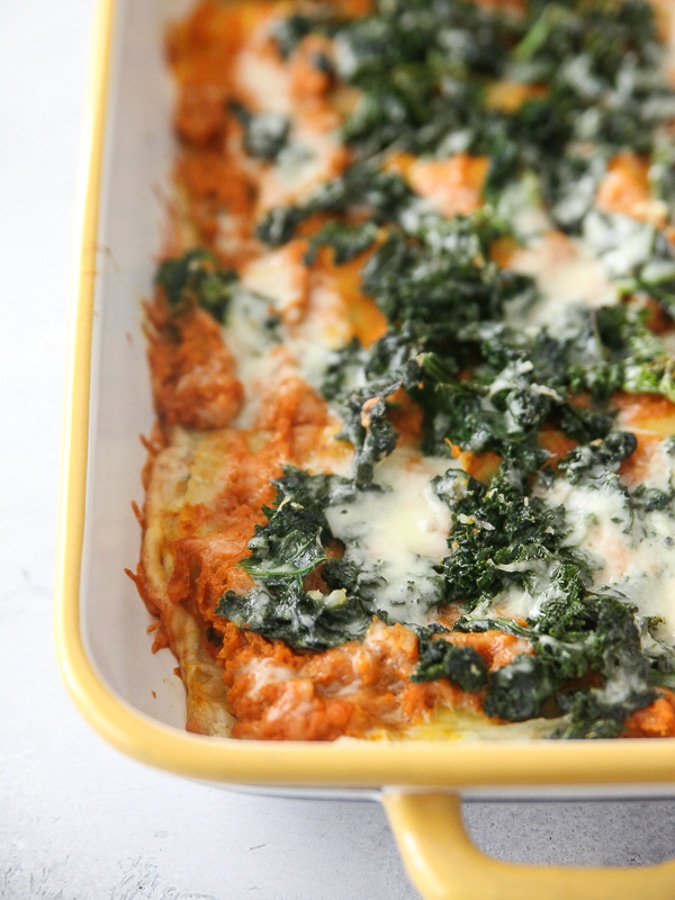Pumpkin and Goat Cheese Lasagna