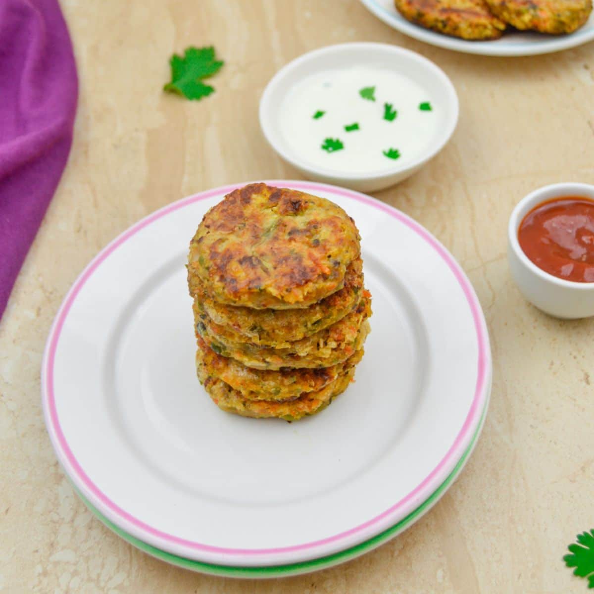 Cauliflower and Chickpea Cutlets