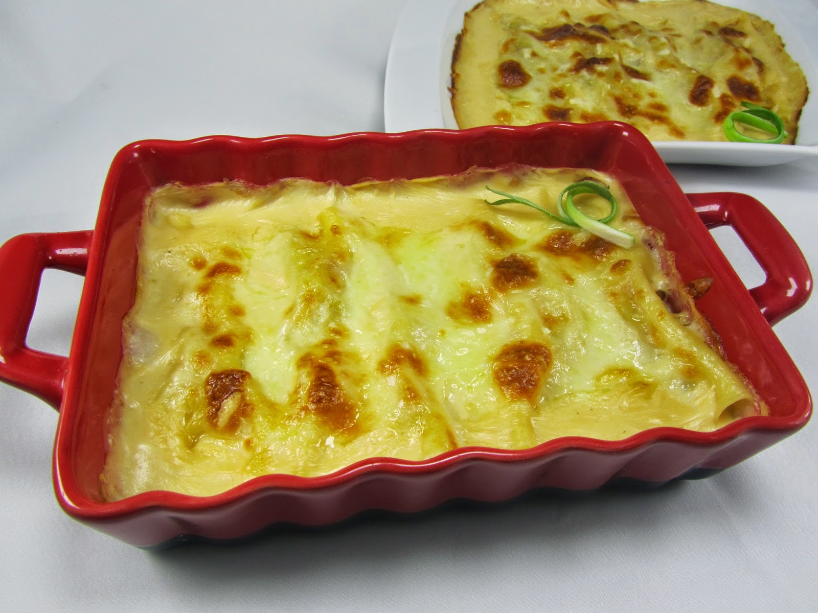 Canelones de marisco con Thermomix