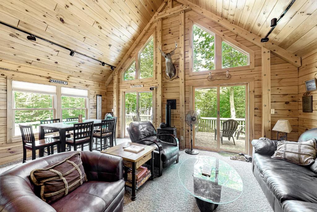 Lakefront Log Cabin