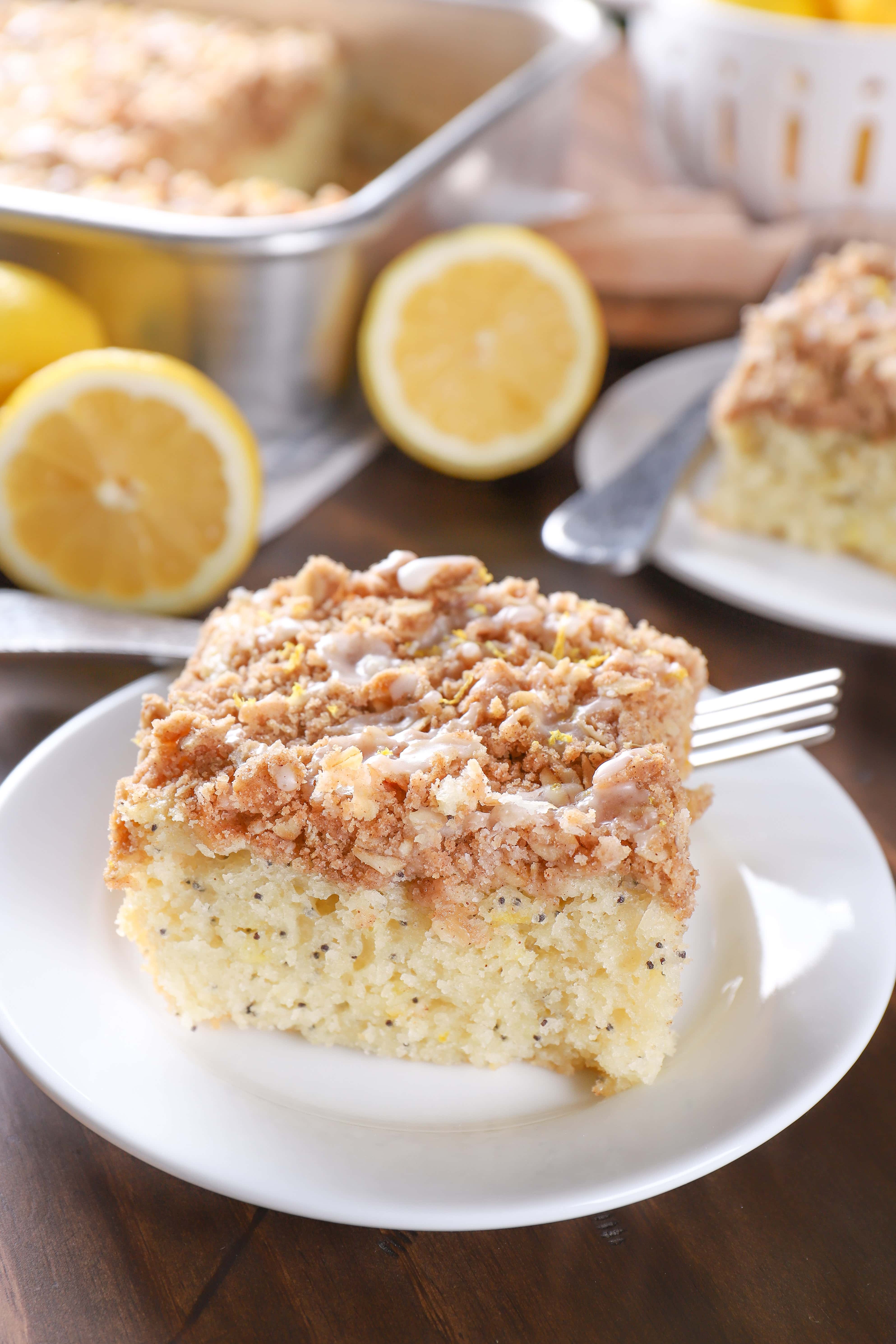 Lemon Poppy Seed Coffee Cake
