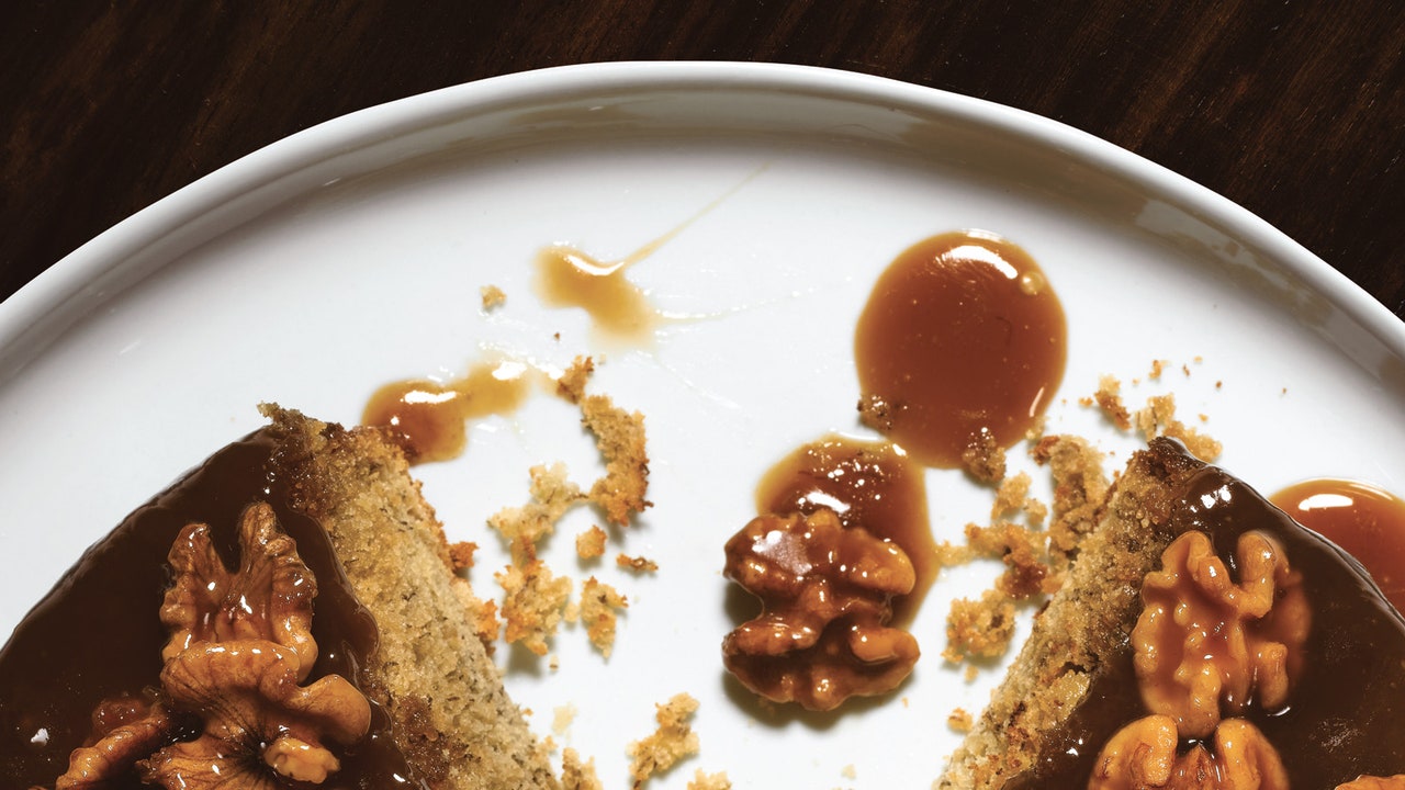 Caramel Banana Cake Recipe from Epicurious
