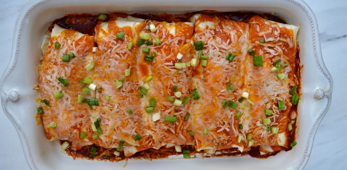 4. Cauliflower and Chickpea Enchiladas