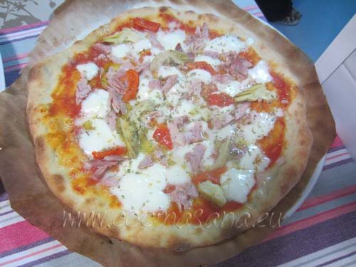 Alcachofas con jamón al estilo mediterráneo